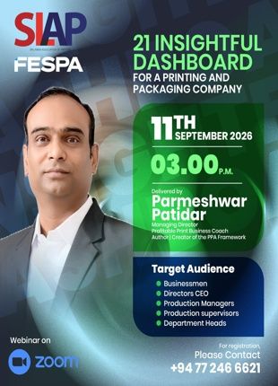 21 Insightful Dashboard for a Printing and Packaging Company